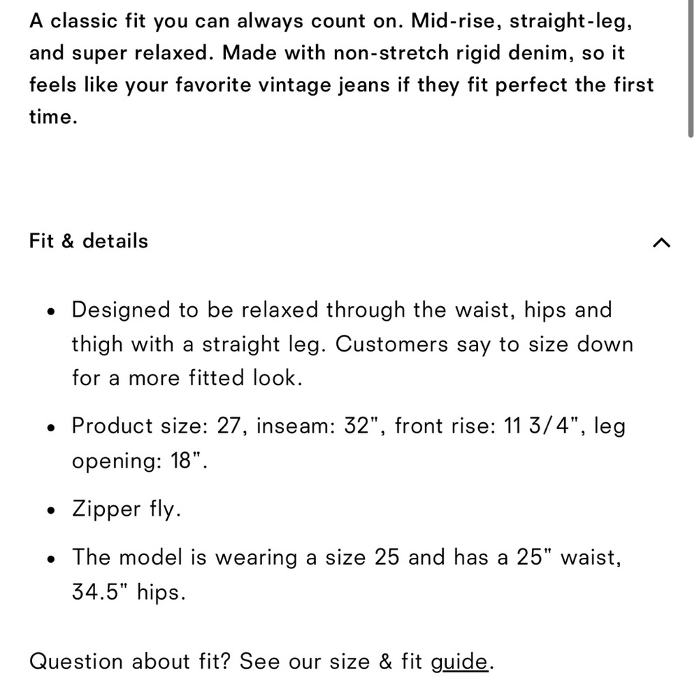 Reformation Val 90s straight jeans - Picture 5 of 7